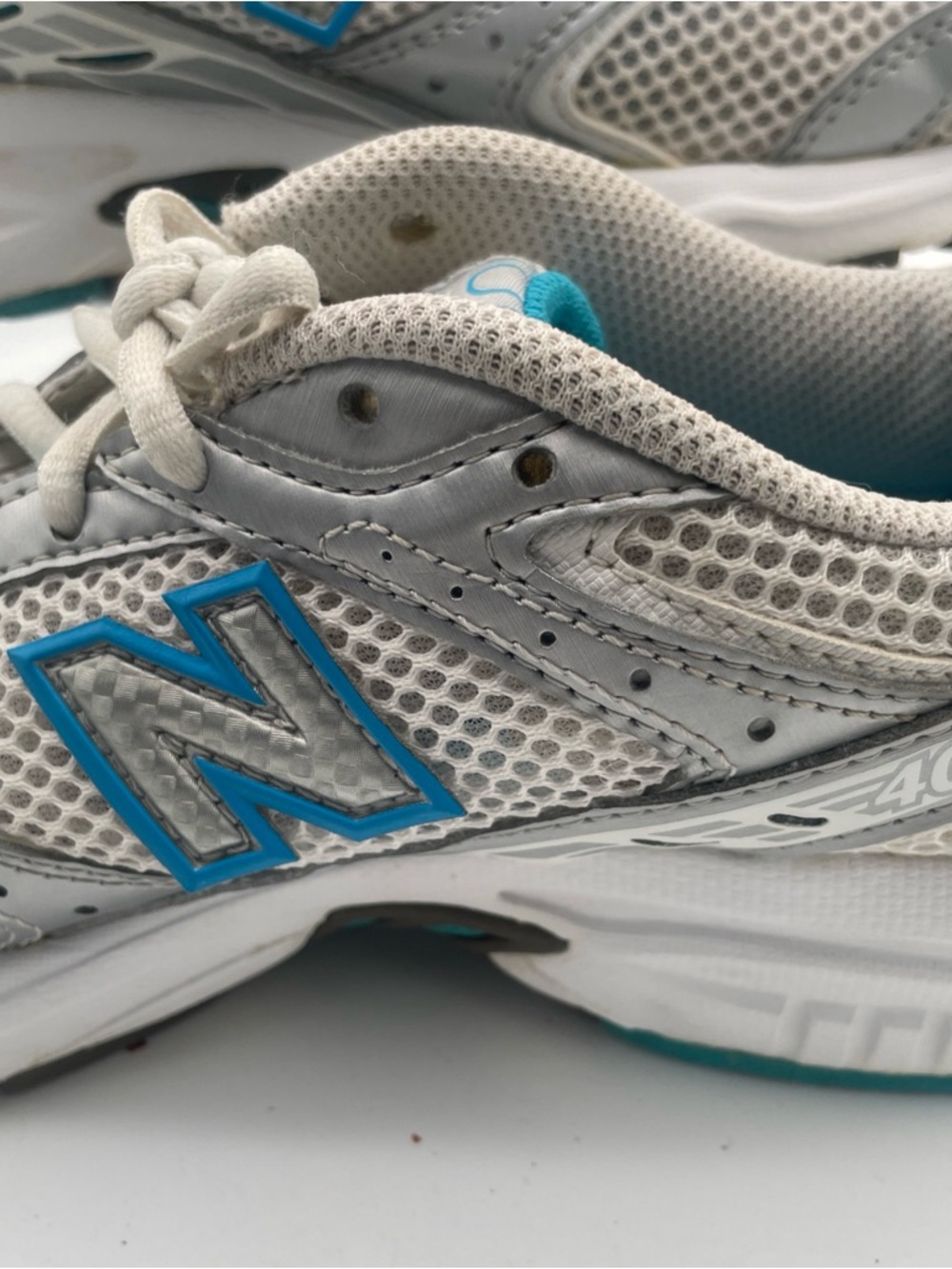 New Balance Turquoise Mesh Lined Sneaker Interior - Picture 5 of 10